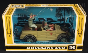 Britains models 9785 afrika korps scout car dd396 front