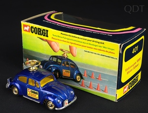 Corgi toys 401 vw motor school car fahr schule export dd397 front