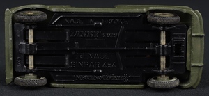 French dinky toys 815 sinpar 4 x 4 military police car dd408 base
