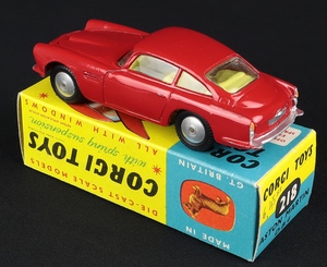 Corgi toys 218 aston martin db4 dd419 back