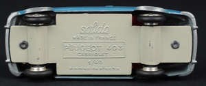 Solido peugeot 403 cabriolet dd422 base