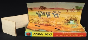 Corgi toys 256 vw 1200 rhino safari dd454 plinth