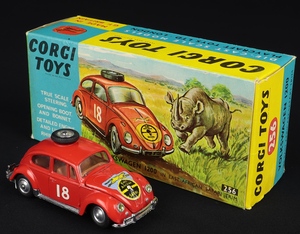 Corgi toys 256 vw 1200 rhino safari dd454 bonnet