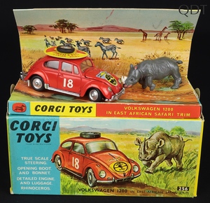 Corgi toys 256 vw 1200 rhino safari dd454 front