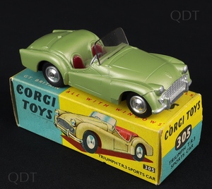 Corgi toys 305 triumph tr3 dd462 front