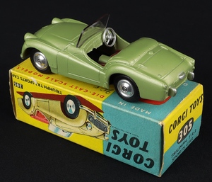 Corgi toys 305 triumph tr3 dd462 back