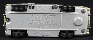 Corg toys 271 james bond aston martin dd480 base