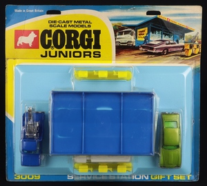 Corgi juniors 3008 service station set dd475 front