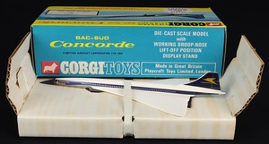 Corgi toys 650 boac concorde dd476 packaging