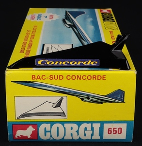 Corgi toys 650 concorde dd476 box