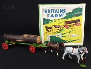 Britains farm set 12f timber carriage cc39 front