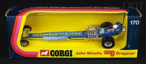 Corgi toys 170 john woolfe dragster dd514 front