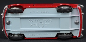 Corgi toys 327 mgb gt dd522 base