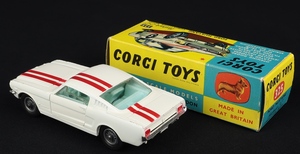 Corgi toys 325 ford mustang fastback dd523 back