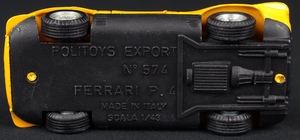 Politoys models 574 ferrari p4 x179 base