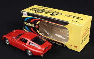 Politoys models 516 alfa romeo giulia zagato tz x181 back