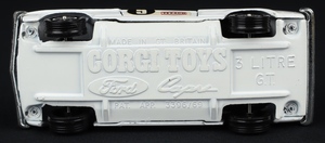 Corgi toys 331 ford capri texaco dd541 base