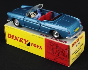 French dinky toys 528 peugeot 404 pininfarina dd543 back