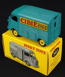 French dinky toys 561 citroen van cibie dd547 back