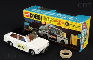 Corgi toys 506 police panda sunbeam imp dd549 front