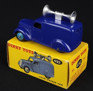 Dinky toys 34c 492 loud speaker van cc794 back