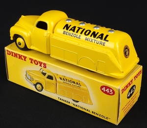Dinky toys 443 national benzole tanker cc796 back