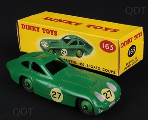Dinky toys 163 bristol sports cc798 front