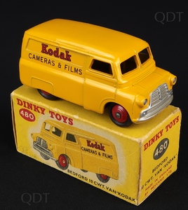 Dinky toys 480 bedford 10 cwt van kodak cc799 front