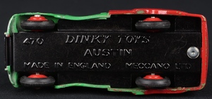 Dinky toys 470 austin van shell cc804 base