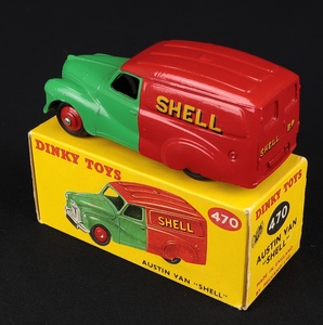 Dinky toys 470 austin van shell cc804 back