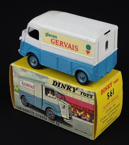 French dinky toys 561 citroen van glaces gervais dd566 back