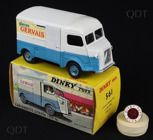 French dinky toys 561 citroen van glaces gervais dd566 front