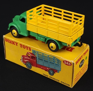 Dinky toys 343 farm produce wagon cc811 back