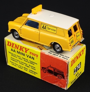 Dinky toys 274 aa mini van cc812 back