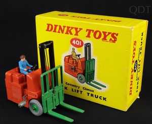 Dinky toys 401 coventry climax fork lift truck cc813 front