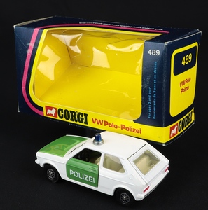 Corgi toys 489 vw polo polizei dd577 back