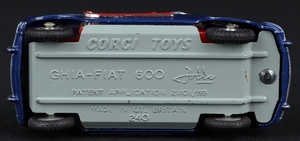 Corgi toys 240 fiat jolly dd588 base