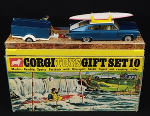 Corgi gift set 10 marlin rambler kayak trailer dd590 side