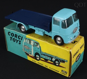 Corgi toys 457 erf  model platform  lorry cc817 front