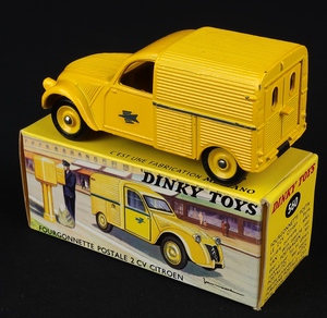 French dinky toys 560 2cv postal van dd603 back