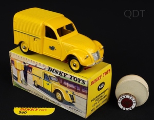 French dinky toys 560 2cv postal van dd603 front