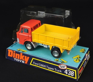 Dinky toys 438 ford d800 tipper truck dd618 back