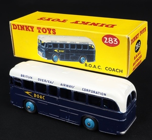 Dinky toys 283 boac coach dd619 back