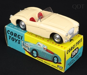 Corgi toys 300 austin healey sports car dd624 front