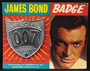 Lone star james bond 007  badge dd633 front