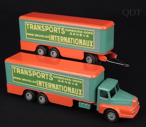 Jrd unic truck trailer transports internationaux dd649 front