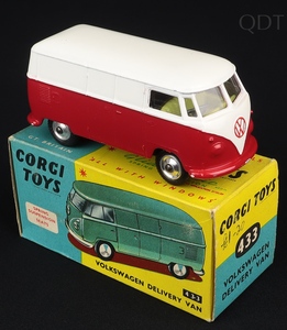 Corgi toys 433 vw delivery van dd656 front