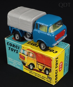 Corgi toys 470 forward control jeep hood dd657 front