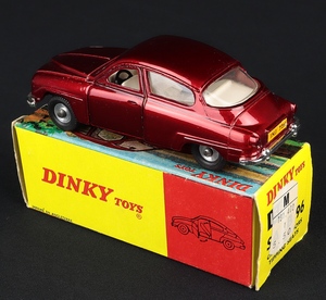 Dinky toys 156 saab 96 dd667 back