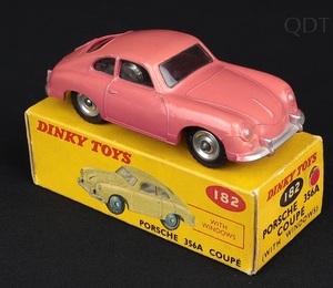 Dinky 182 porsche 356a coupe pink dd668 front